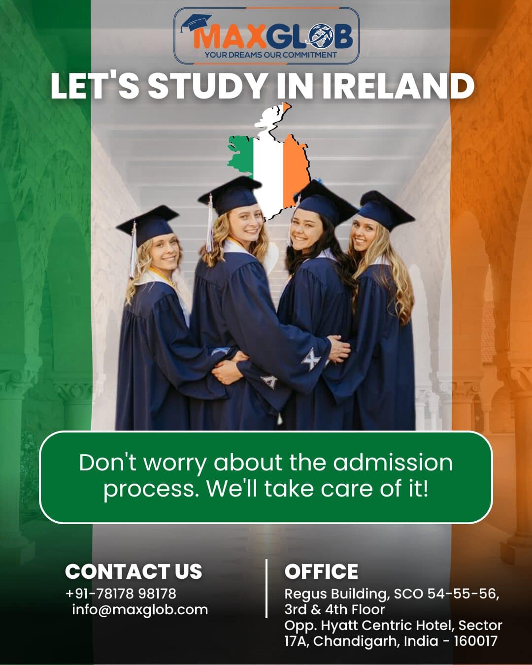 Study visa Ireland updates 2025 | Maxglob Overseas